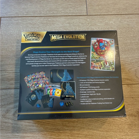 Pokemon TCG Mega Evolution Lucario Elite Trainer Box ETB *New/Factory Sealed* - Picture 3 of 5